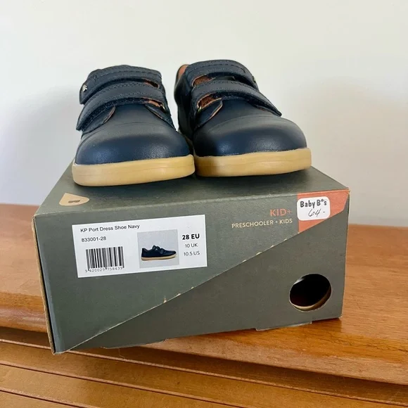 Bobux Navy Blue KP Port Dress Shoe (28EU/10.5US) - Picture 2 of 7
